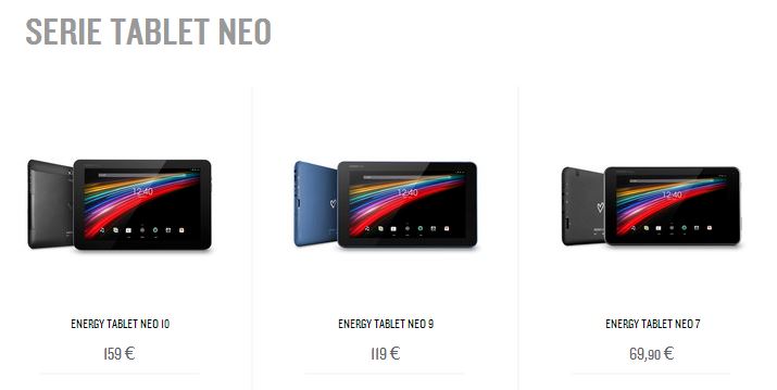 Serie Tablet Neo
