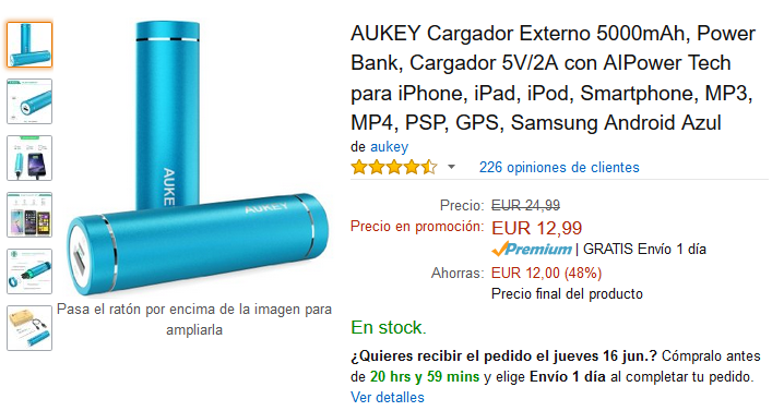 Aukey 5000 Amazon