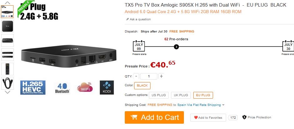 TX5 Pro TV Box