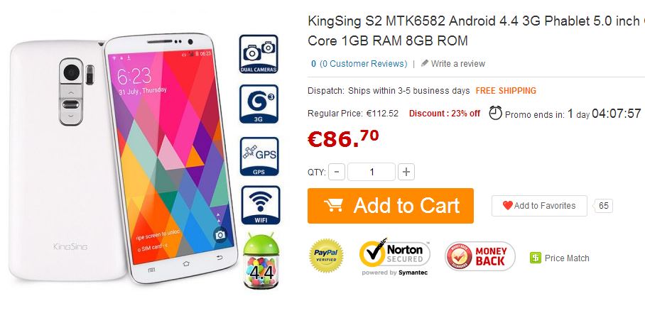 KingSing S2  GearBest