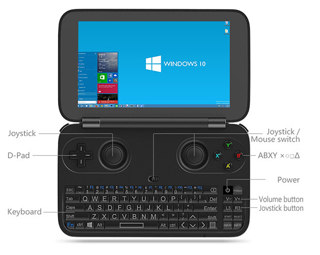 GPD WIN Intel Z8550 Win 10 OS