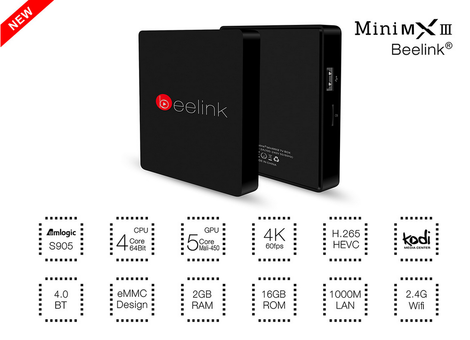 Beelink MiniMXIII TV Box 1000M