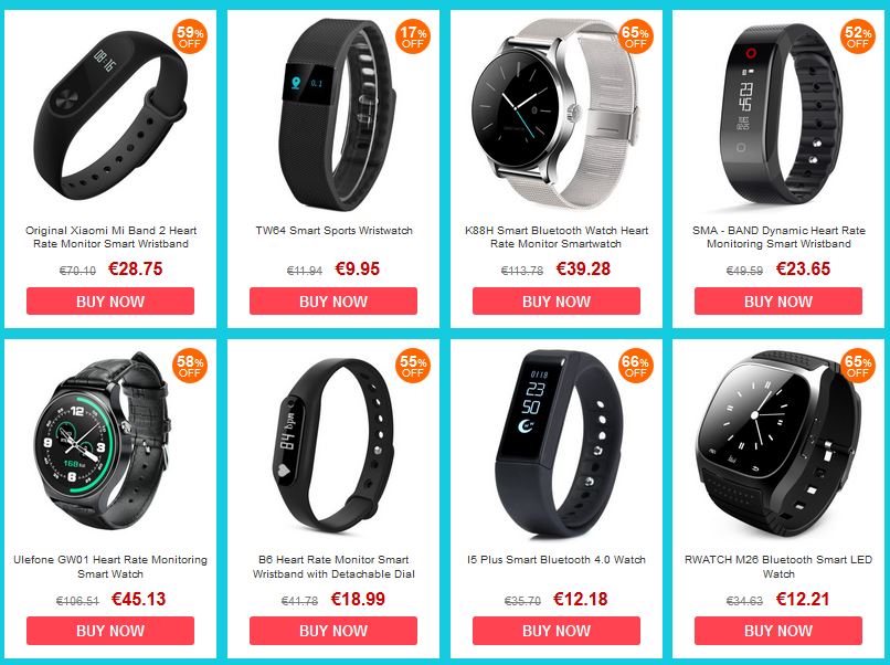 Smartbands Gearbest