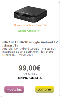 Mediacenters GigaTv HD620T y GigaTV HD825 TW