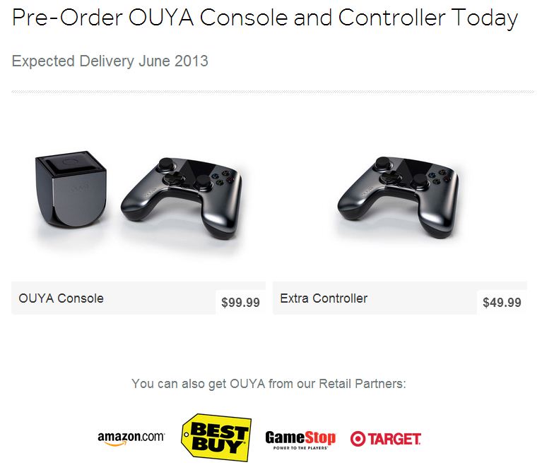 OUYA - preorder