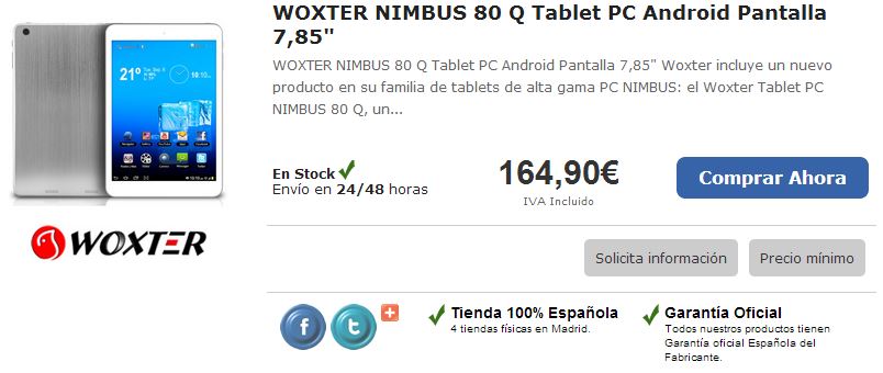 WOXTER NIMBUS 80 Q